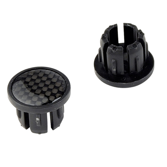 BOUCHON CINTRE/GUIDON VTT A EMBOITER CARBONE (PR)