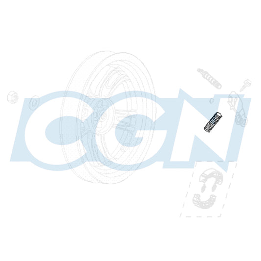 RESSORT LEVIER MACHOIR FREIN SCOOTER OEM PEUGEOT KISBEE 2T/STREETZONE
