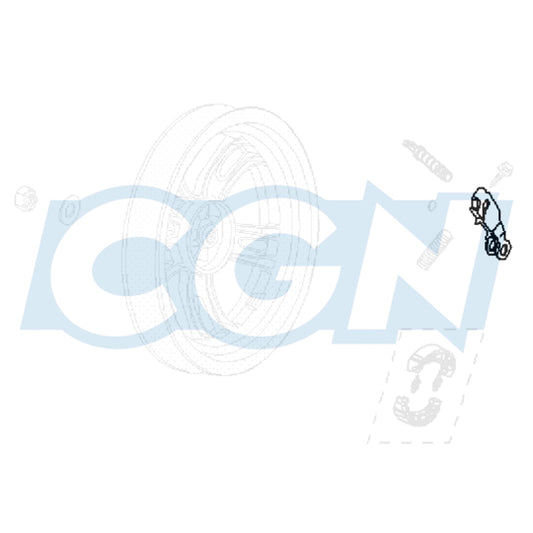 LEVIER MACHOIRE FREIN AR SCOOTER OEM PEUGEOT KISBEE/STREETZONE/VIVA 3/FIGHT 3/DJANGO 2