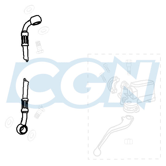 DURITE HYDRAULIQUE FREIN AV SCOOTER OEM PEUGEOT VIVACITY 3 4T