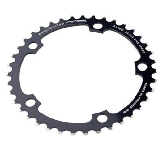 PLATEAU ROUTE DIAM 130 INTER 39DTS NOIR ALIZE (COMP.SHIMANO) TA 8/9/10/11V. 5 BRANCHES