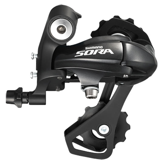 DERAILLEUR ROUTE AR SHIMANO SORA R3000SS 9V NOIR CHAPE MOYENNE