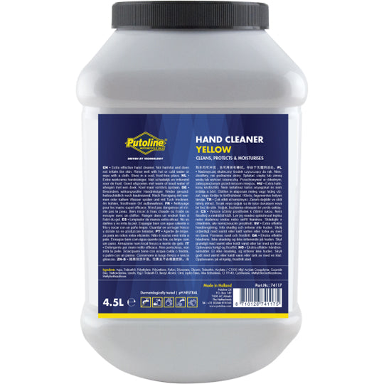 SAVON NETTOYANT MAIN PUTOLINE HAND CLEANER YELLOW PARFUM CITRON (POT 4.5L)