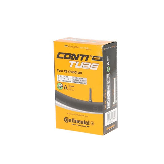 CHAMBRE A AIR VELO 700C (32/47-622/642) VS CONTINENTAL CONTI TUBE