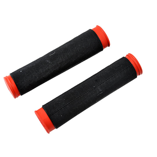 POIGNEE VELO HERRMANS DIAMOND 128MM ROUGE/NOIR (PR)