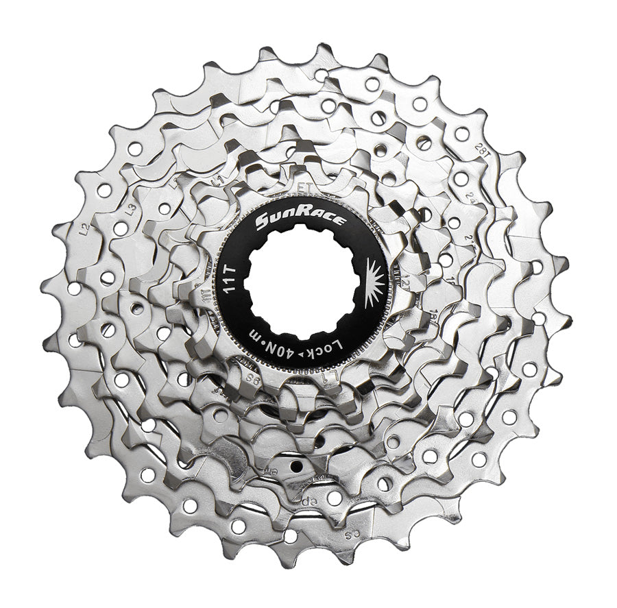 CASSETTE  9V. ROUTE SUNRACE CSR91 - 12-25DTS (COMPATIBLE SHIMANO)