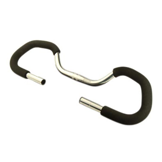 CINTRE VTT/CITY MULTIPOSITION PAPILLON ALU D25.4 ARGENT L610MM HAUT.170MM 560GR