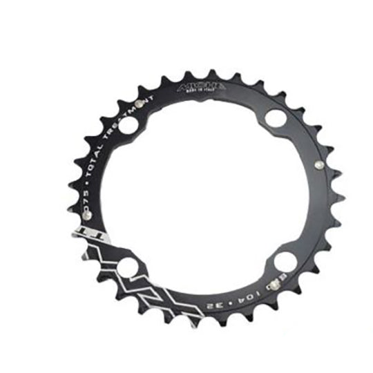 PLATEAU VTT TRIPLE DIAM 104 INTERM 32DTS NOIR 4 BRANCHES MICHE 9/10V (POUR SHIMANO XTR ET