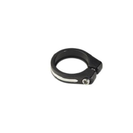 COLLIER TIGE DE SELLE ROUTE D34.9 MM NOIR ALU  SERRAGE CHC