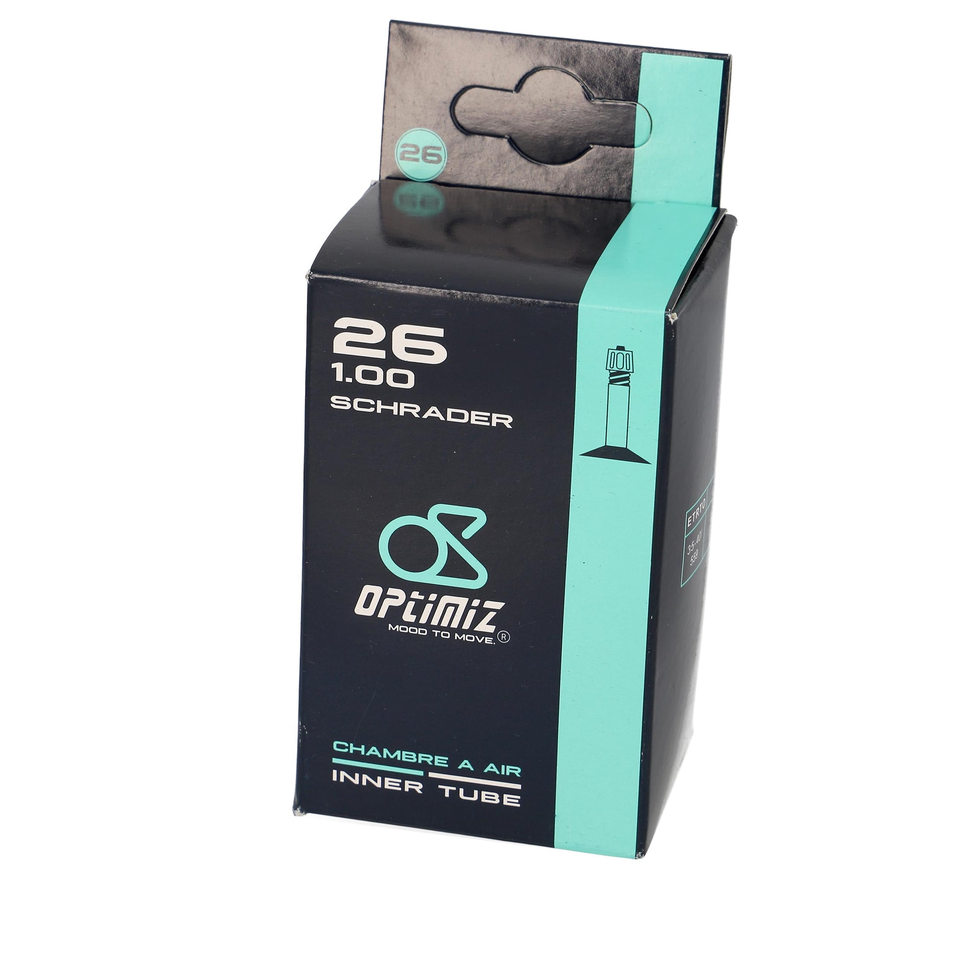 CHAMBRE A AIR VELO 26" X 1.00-1.20 (25/30-559) VS OPTIMIZ