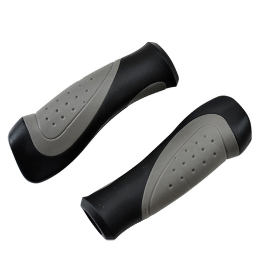 POIGNEE VELO CONFORT 130MM GEL NOIR/GRIS (PR)