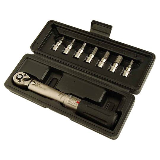 CLE DYNAMOMETRIQUE EMBOUT CLE ALLEN/TORX 2-24 Nm (COFFRET)