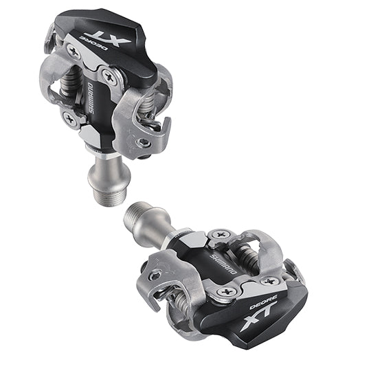 PEDALE VTT AUTO SHIMANO XT SPD M8100 NOIR (PR)