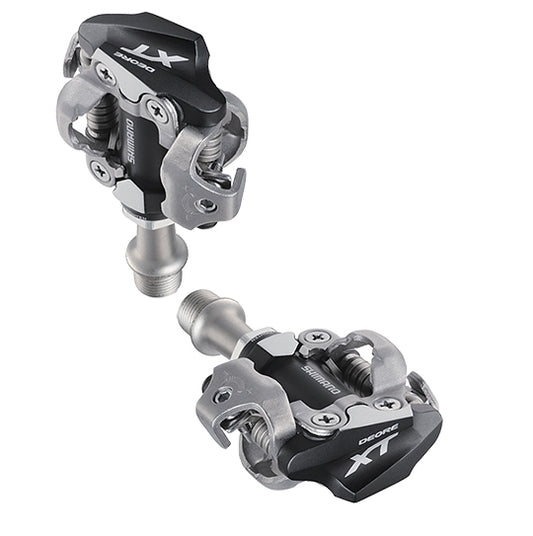 PEDALE VTT AUTO SHIMANO XT SPD M8100 NOIR (PR)