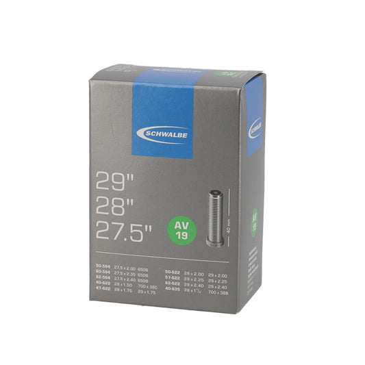 CHAMBRE A AIR VELO 27.5/28/29" X 1.50-2.40 (40/62-584/622) VS SCHWALBE STANDARD AV19