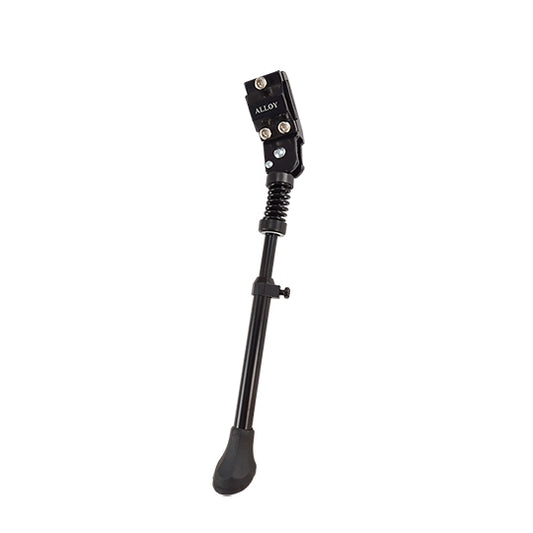 BEQUILLE VELO LATERALE REGLABLE 24/29'' ALU NOIR (SUR BASE DE CADRE)