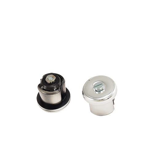 BOUCHON CINTRE/GUIDON ROUTE A VISSER CHROME POUR CINTRE ACIER (PR)