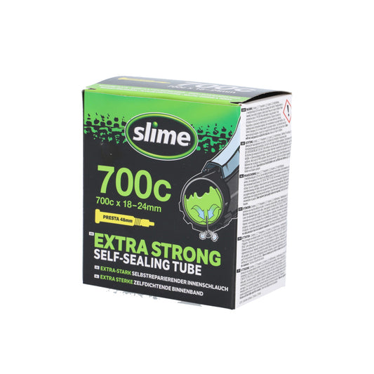 CHAMBRE A AIR VELO 700C (18/24-622) VP 48 MM SLIME EXTRA STRONG