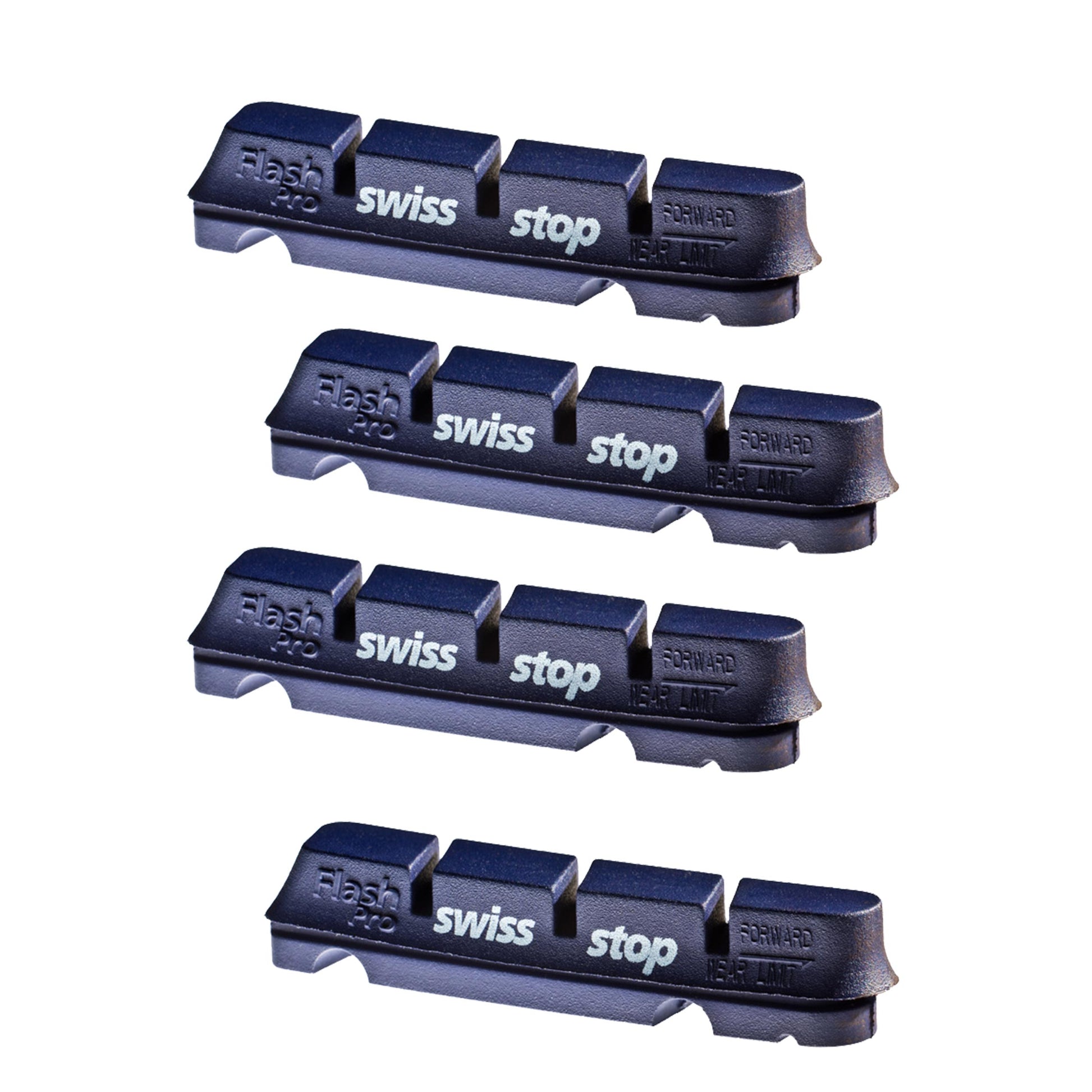 PATIN ROUTE SWISSSTOP FLASH PRO BXP BLEU JTE ALU GOMME HTE PERF.  ADAPT. SHIMANO/SRAM (2 P