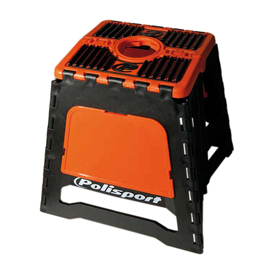 SUPPORT/BEQUILLE MOTO POLISPORT PLIABLE POUR STAND (MAINTENANCE) ORANGE CHARGE MAXI 250KG