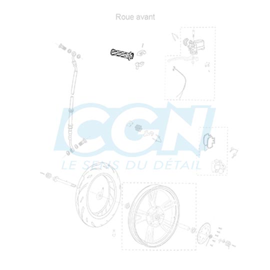 POIGNEE GAZ SCOOTER OEM PEUGEOT TWEET