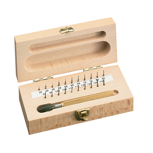 ALESOIR GICLEUR TIVOLY 0.35 A 1.35 PAR 5/100EME (COFFRET DE 21 ALESOIRS)