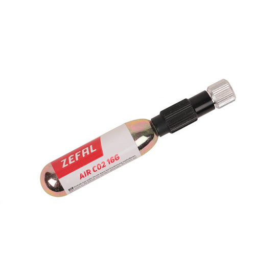 GONFLEUR ZEFAL EZ CONTROL+ CARTOUCHE CO2 16G FLOW CONTROL EMBOUT PRESTA/SCHRADER