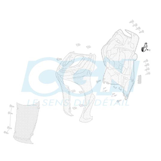 ACCROCHE SAC SCOOTER OEM PEUGEOT TWEET