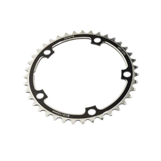 PLATEAU ROUTE DIAM 130 INTER 39DTS NOIR ALU CNC