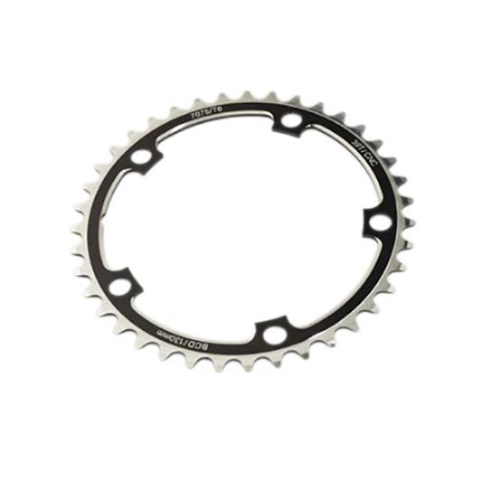 PLATEAU ROUTE DIAM 130 INTER 39DTS NOIR ALU CNC