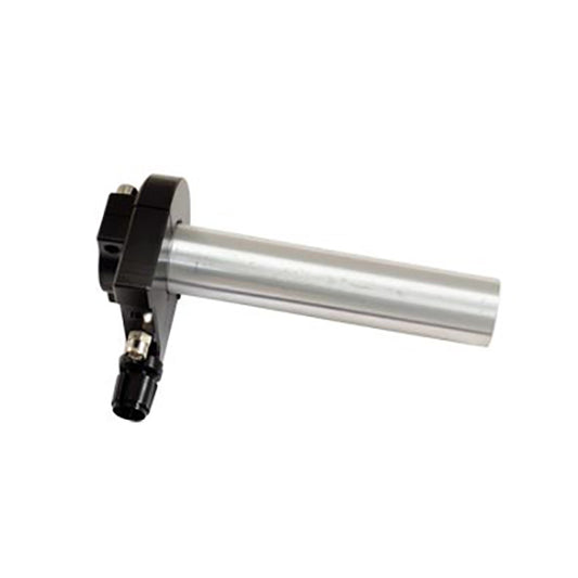 POIGNEE GAZ TUN'R ALU CNC NOIR - AVEC VIS CREUSE 10X125
