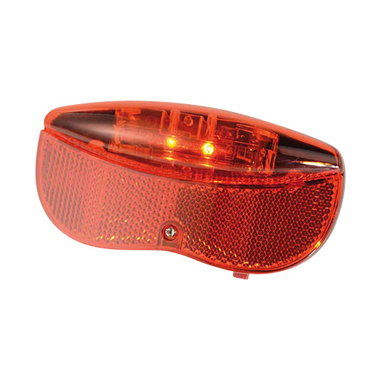 ECLAIRAGE VELO AR PILE FIXATION PORTE BAGAGE 80MM LED SWITCH ON/OFF