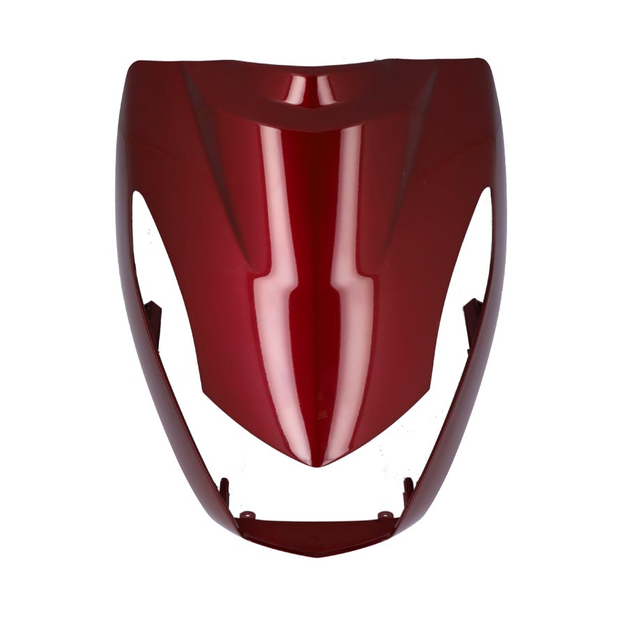 TABLIER AV/FACE AV SUP. SCOOTER OEM PEUGEOT KISBEE 2T/4T ->2018 RUBY RED