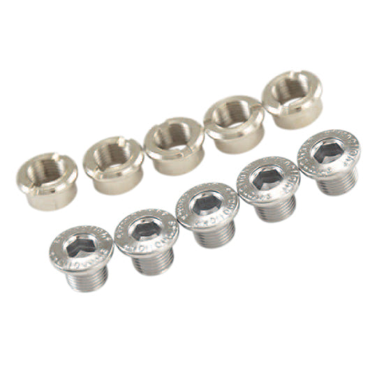 INTRAVIS FIX. MONO PLATEAU PISTE FIXIE STRONG INOX  VIS ET CHEMINEE (X5)
