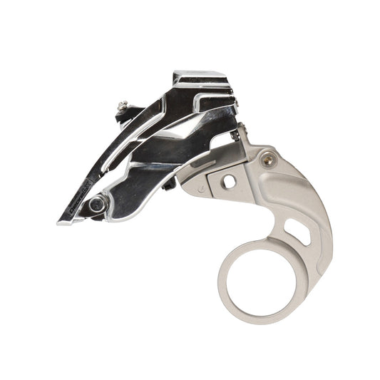DERAILLEUR VTT AV SHIMANO MONTAGE SUR BOITIER LX (FD-M580-E) TYPE E (TIRAGE HAUT ET BAS)