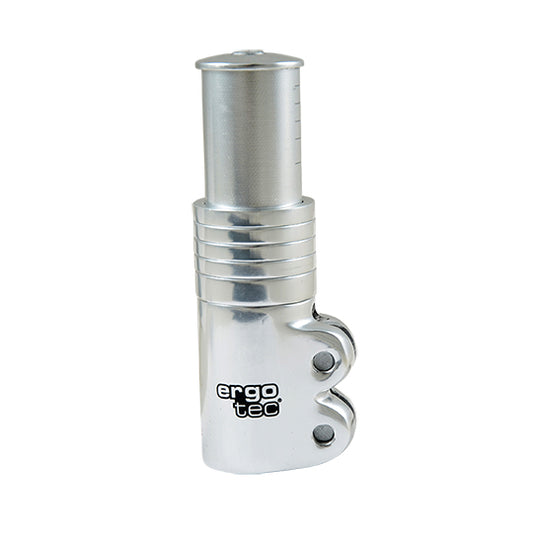 REHAUSSE DE POTENCE AHEAD SET 1"1/8 ERGOTEC ARGENT AV. 5 BAGUES HAUTEUR 117MM