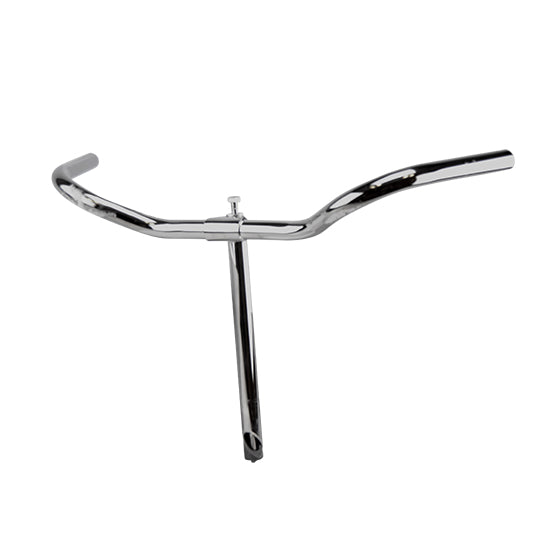 CINTRE VELO CITY ACIER D22.2 AVEC PLONGEUR CHROME ERGOTEC L540MM HAUT.560MM 69° 880GR