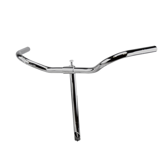 CINTRE VELO CITY ACIER D22.2 AVEC PLONGEUR CHROME ERGOTEC L540MM HAUT.560MM 69° 880GR