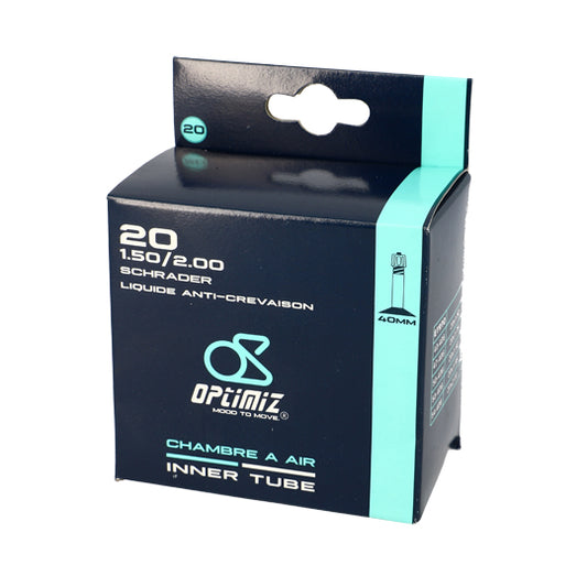CHAMBRE A AIR VELO 20" X 1.50-2.00 (40/54-406) VS OPTIMIZ ANTI-CREVAISON