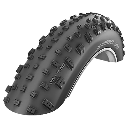 PNEU VTT 26X4.00 TS SCHWALBE JUMBO JIM TLR NOIR FAT BIKE (100-559)