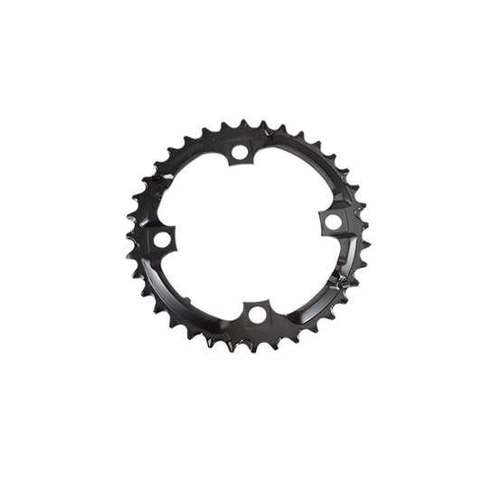 PLATEAU VTT TRIPLE DIAM 104 INTERM 36DTS NOIR 4 BRANCHES SHIMANO ORIGINE DEORE M590 9V
