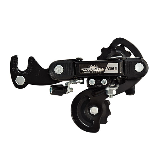 DERAILLEUR ROUTE AR SUNRACE M2T COMP. SHIMANO  6/7V. CHAPE COURTE (A PATTE)