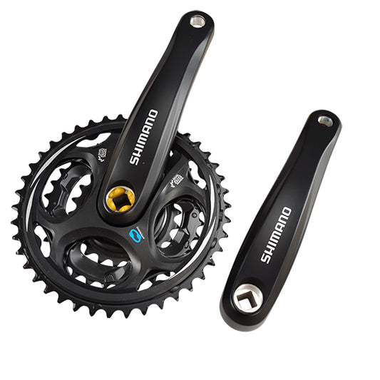 PEDALIER VTT TRIPLE 42-32-22D L170 ALU SHIMANO ALTUS M311 7/8V (AXE CARRE 122)