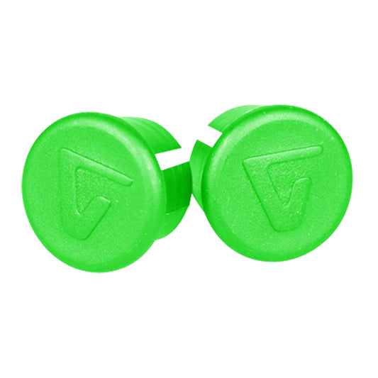 BOUCHON CINTRE/GUIDON ROUTE VELOX A EMBOITER PLASTIQUE VERT FLUO (PR)