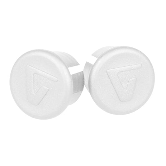 BOUCHON CINTRE/GUIDON ROUTE VELOX A EMBOITER PLASTIQUE BLANC (PR)