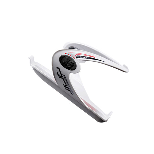 PORTE BIDON RACE ONE X5 BLANC/ROUGE INSERT GEL