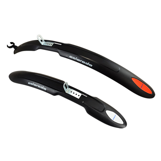 GARDE BOUE VTT 26" POLISPORT COLORADO V-BRAKE CLIPS NOIR (PR)