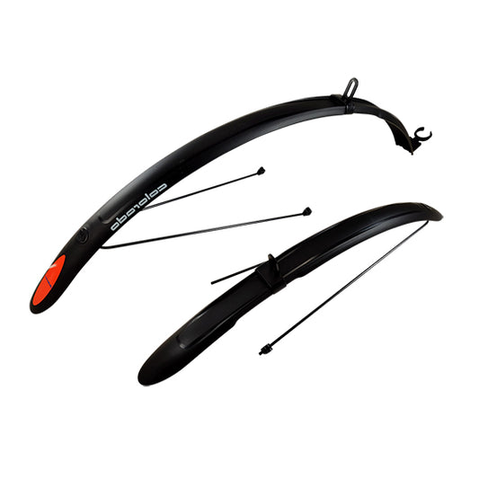 GARDE BOUE VTC 28" POLISPORT COLORADO CITY 2 TRINGLES NOIR (PR)