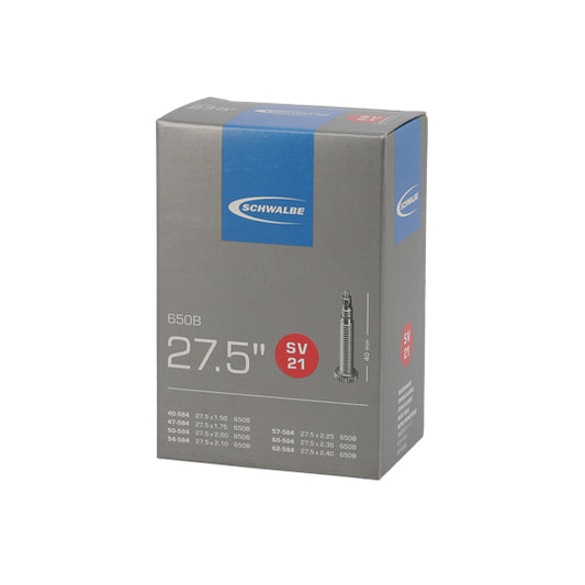 CHAMBRE A AIR VELO 27.5" X 1.50-2.40 (650B - 40/62-584) VP SCHWALBE STANDARD SV21