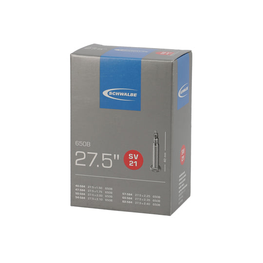 CHAMBRE A AIR VELO 27.5" X 1.50-2.40 (650B - 40/62-584) VP SCHWALBE STANDARD SV21